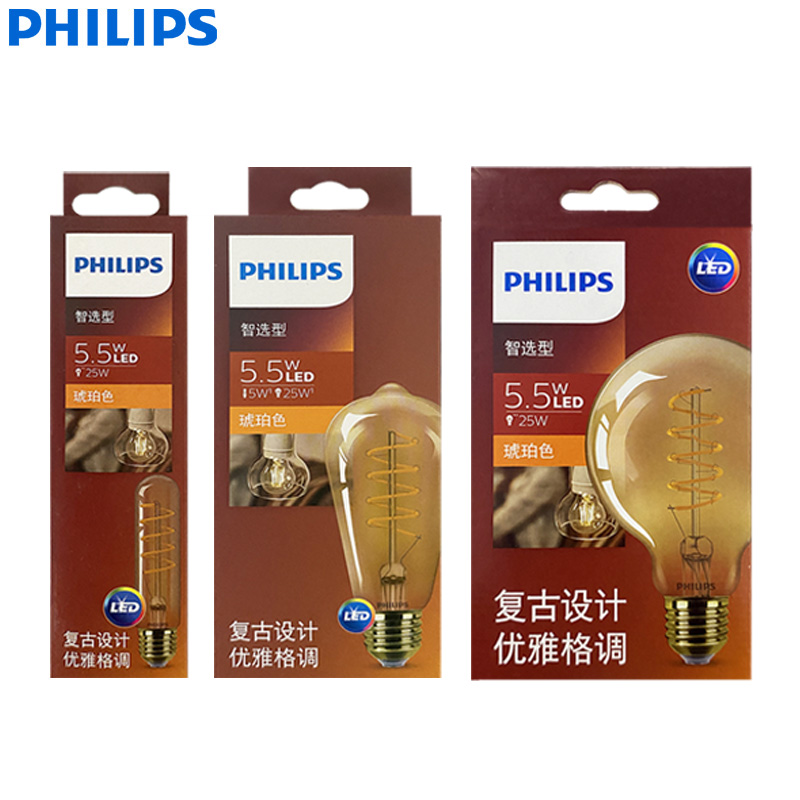 Philips Bulb Led Classic - หลอดไฟ LED ตกแต่ง Philips Soft Amber