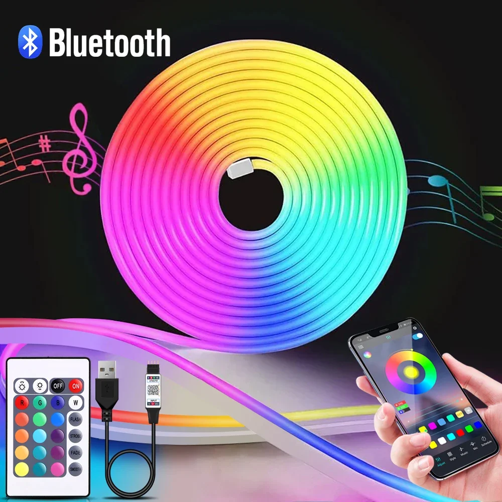 Lighting Decoration Ideas - ไฟนีออน LED RGB ขนาด 1-5 เมตร