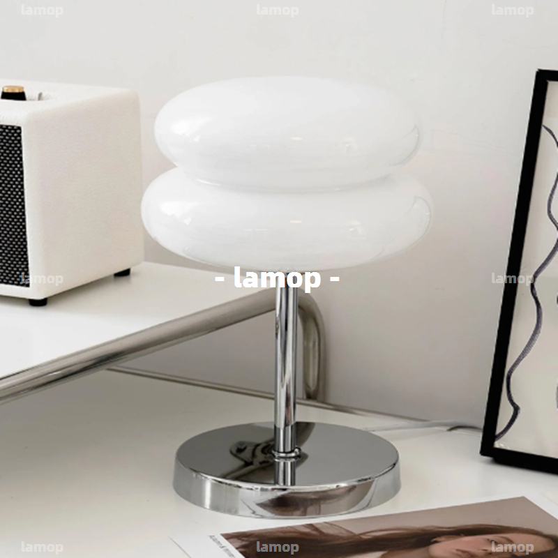 โคมไฟตั้งโต๊ะทรงกลมสีครีม Bauh - Lighting Decor Bedroom บทวิจารณ์และราคา