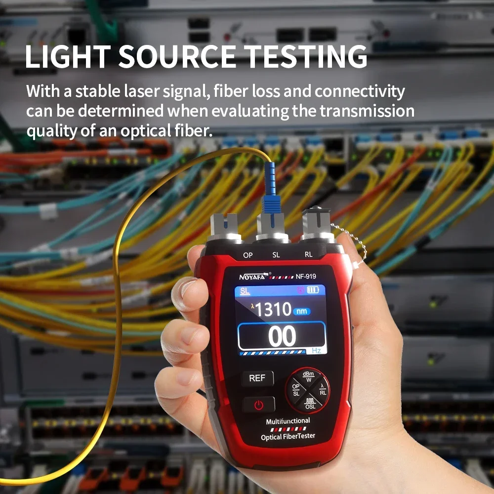 NOYAFA เครื่องทดสอบไฟเบอร์ออปต - Lighting Visual บทวิจารณ์และราคา
