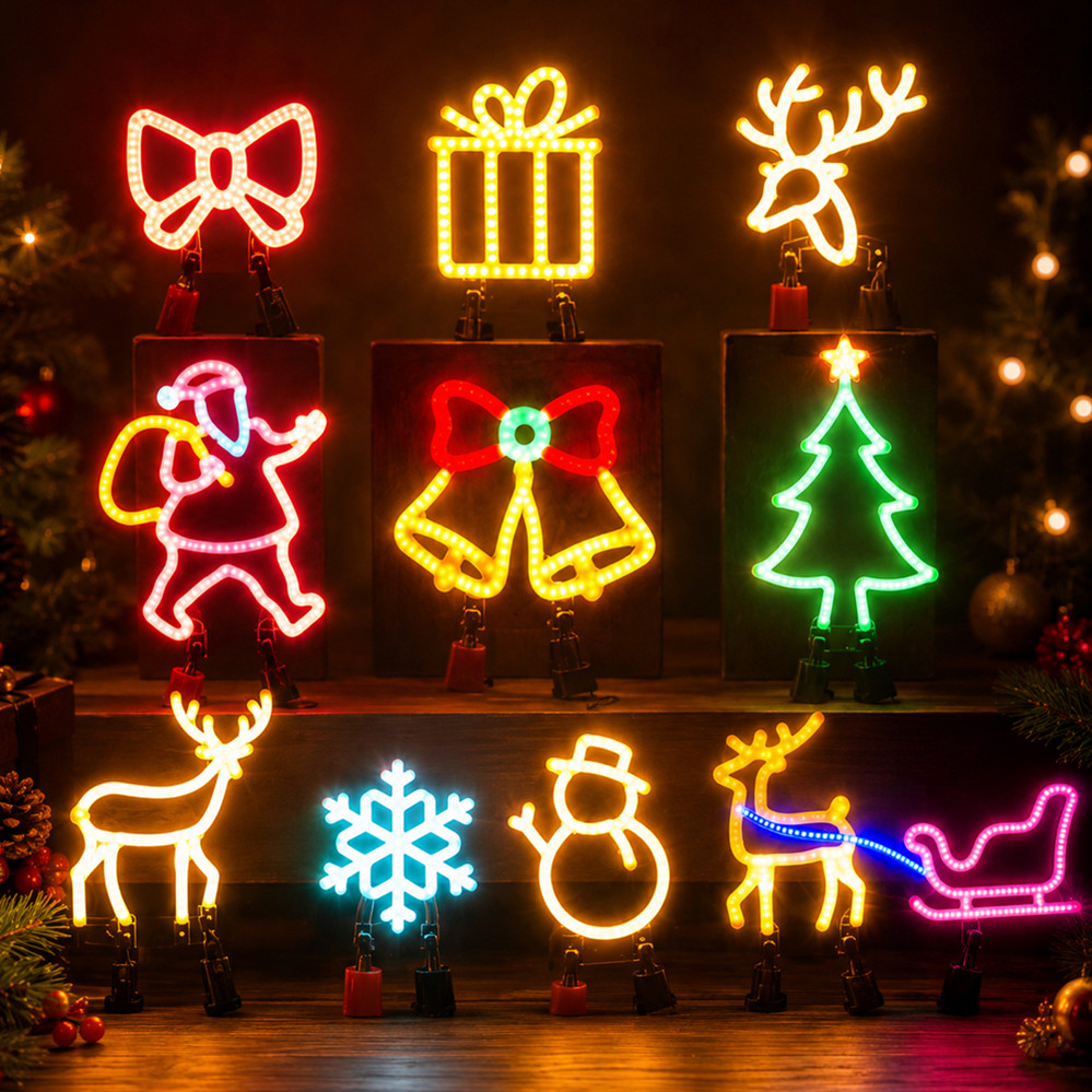 ไฟประดับคริสต์มาส LED ป้ายไฟนี - Lighting Christmas Decor บทวิจารณ์และราคา