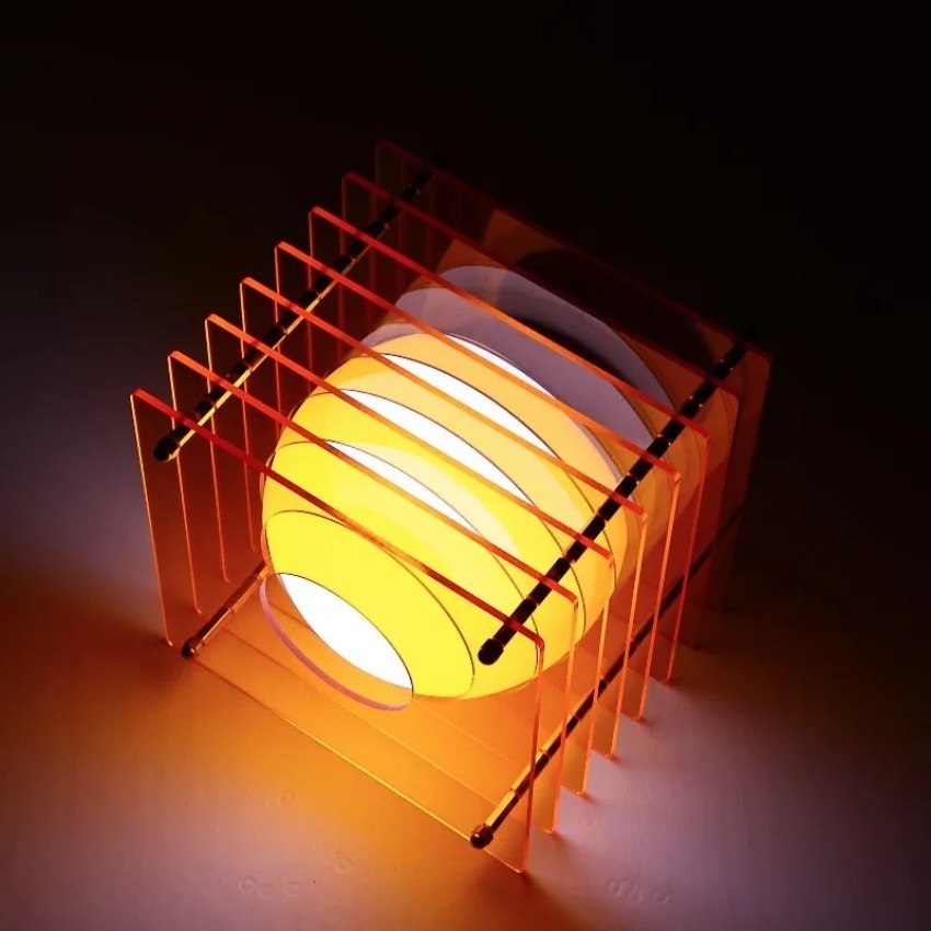 โคมไฟดวงจันทร์ DIY อะคริลิกหลา - Lighting Decoration Ideas บทวิจารณ์และราคา