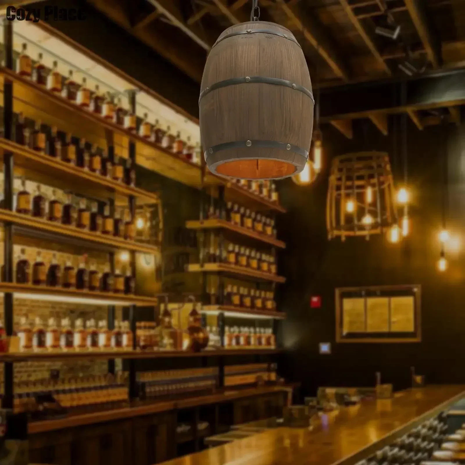 โคมไฟสไตล์ Rustic วินเทจ โคมไฟ - Decor Lighting Lamps บทวิจารณ์และราคา